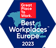 2023 Best Workplaces Europe Logo Desktop